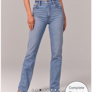 Abercrombie & Fitch The 90s Straight Ultra High Rise Jeans Size 28 long